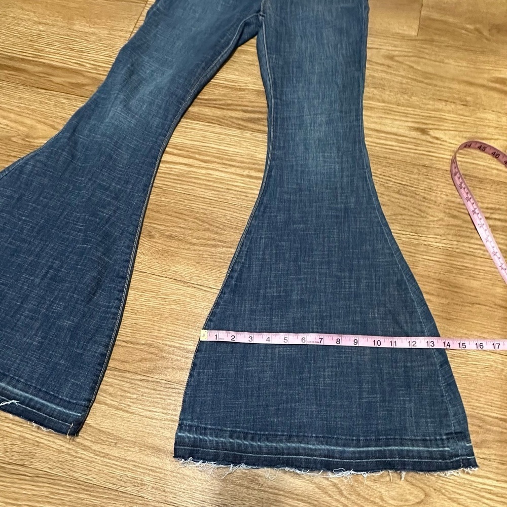 FREE PEOPLE Flare Bell Bottom Jeans - Picture 10 of 16